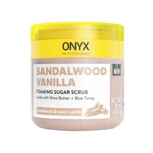 ONYX Yellow and Cream Organic Sugar Scrub Exfoliant